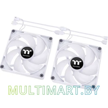 Набор вентиляторов Thermaltake CT140 ARGB White 2-Fan Pack (CL-F154-PL14SW-A)
